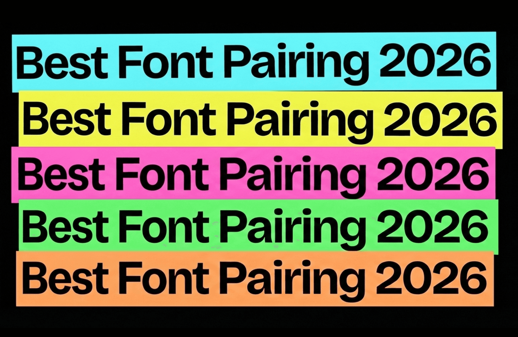 Best font pairings for 2026: beyond Google Fonts